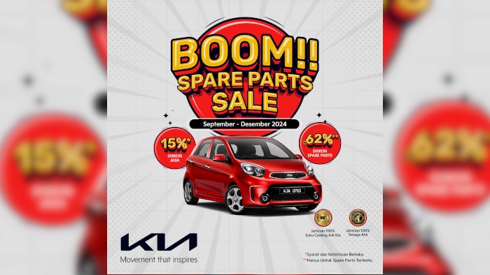 Dapatkan Promo Boom Spare Parts Sale Khusus Bagi Kia Holics